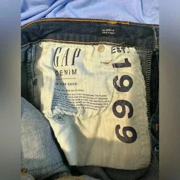 GAP 502 True Skinny Jeans Women's Size 32R Blue Denim Medium Wash EUC Boots Slim - Picture 6 of 10